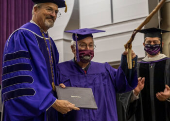 Lincoln College Student Crosses Commencement Stage at Age of 97