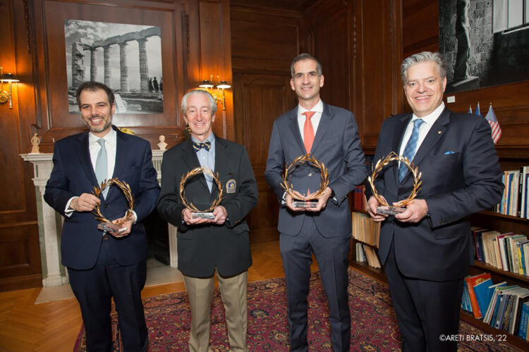 Athens Mayor Presents Wreaths From Greece to Boston Athletic Association